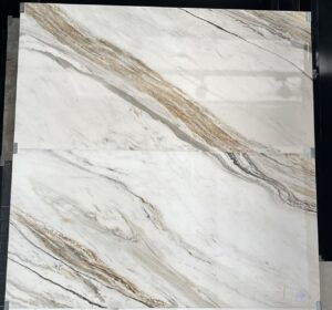 سرامیک طرح سنگ 120 * 60 خاک سفید