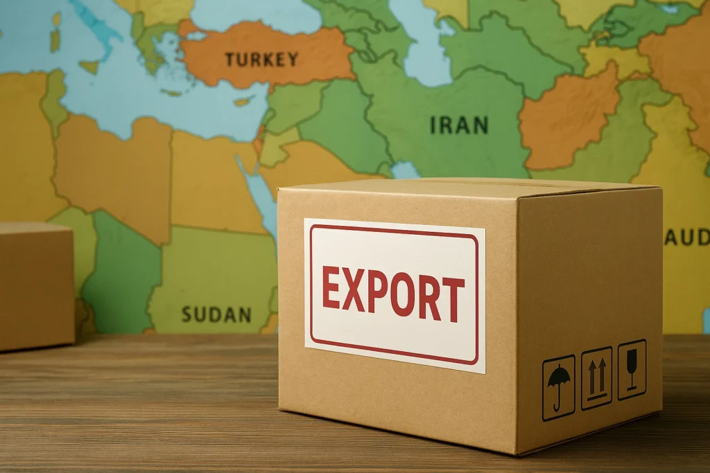 بسته‌بندی استاندارد کاشی و سرامیک صادراتی